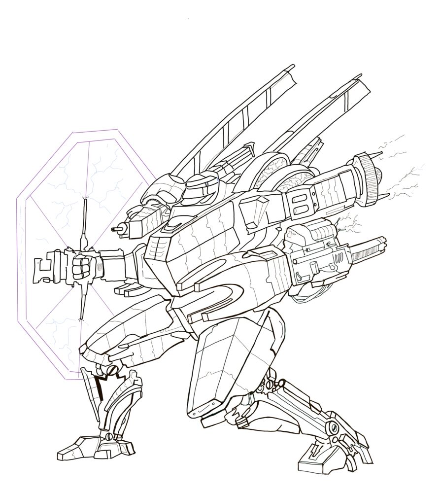 Pencil concept sketch: KTY-7105